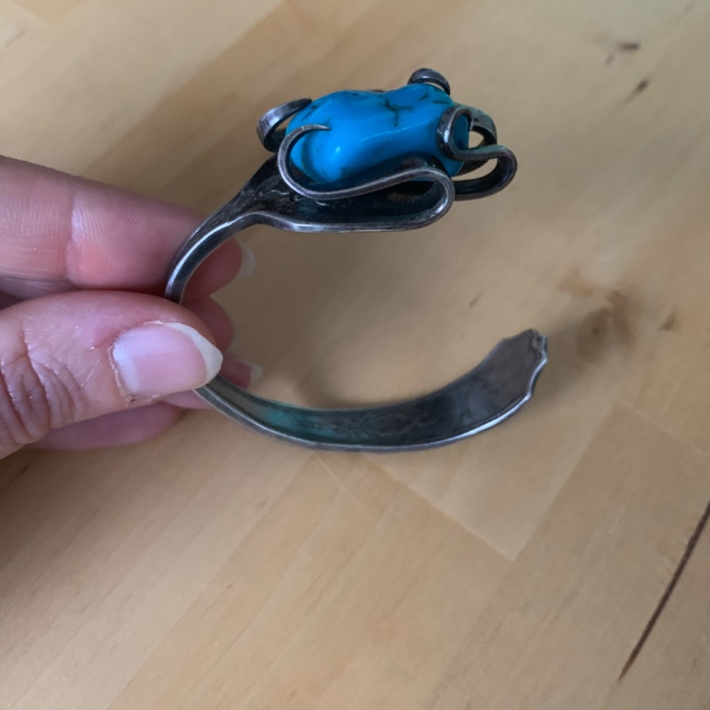 Antique fork cuff bracelet